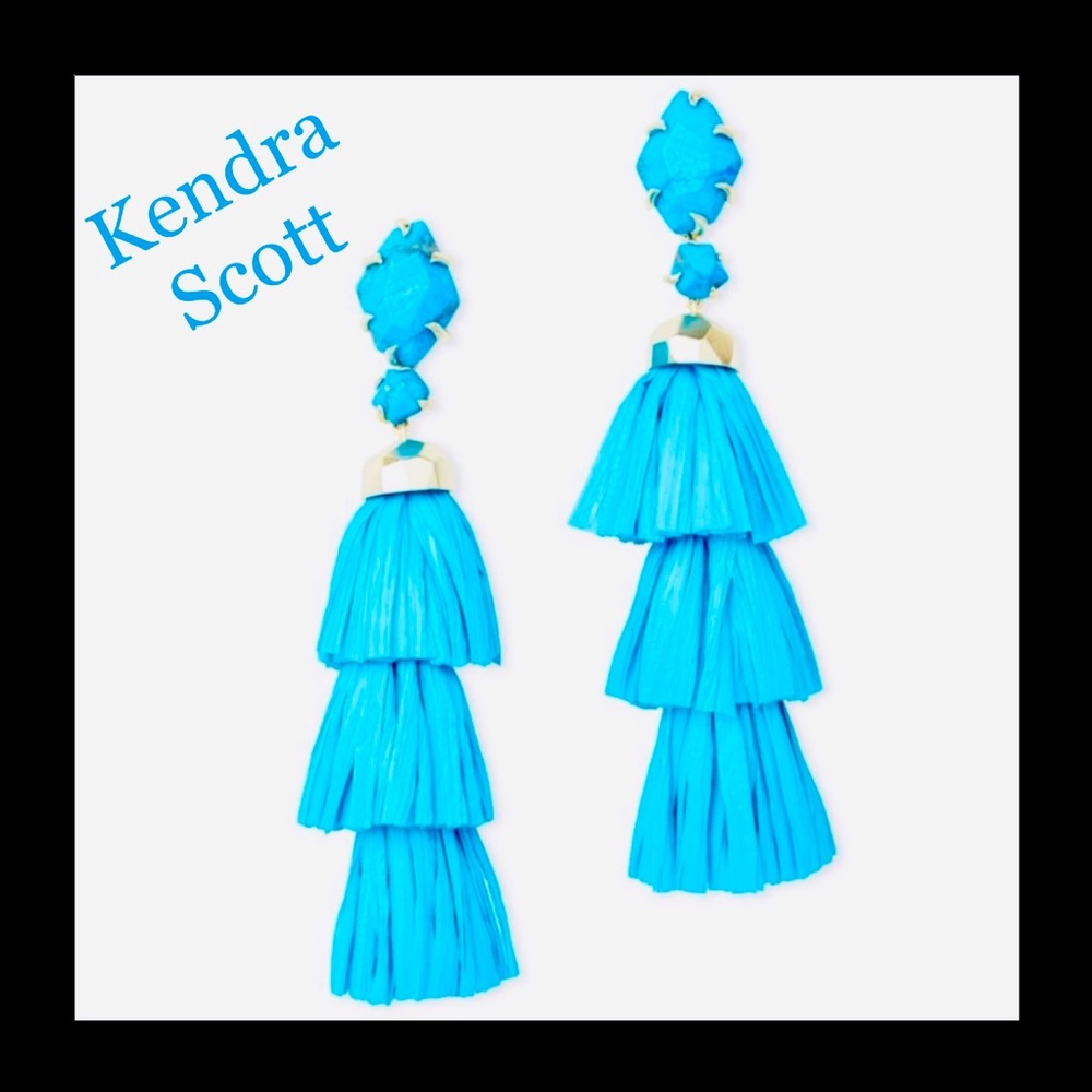 KENDRA SCOTT HOWLITE DENISE EARRINGS